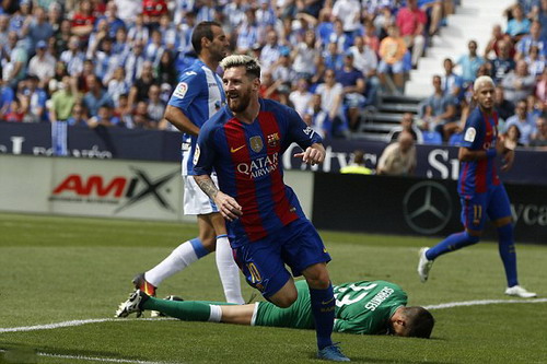 “Cuồng phong” Barcelona cuốn phăng Leganes