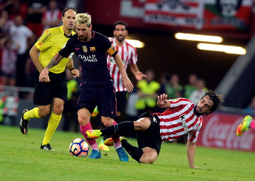 Hạ Bilbao sân khách, Barcelona vẫn mất ngôi đầu