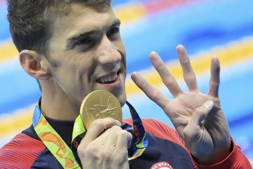 Phelps phá kỷ lục nghìn năm, giành HCV thứ 4 tại Rio