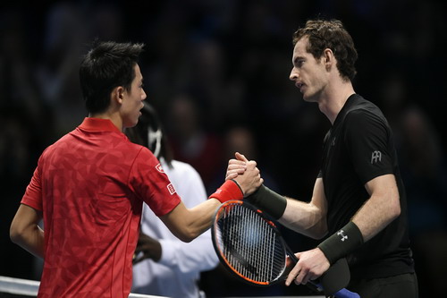 Nishikori chưa hết hy vọng v&agrave;o b&aacute;n kết ATP Finals
