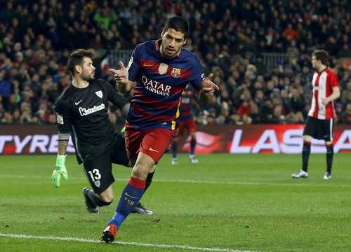 Suarez lập hat-trick, Barcelona đại thắng 6-0 trước Bilbao