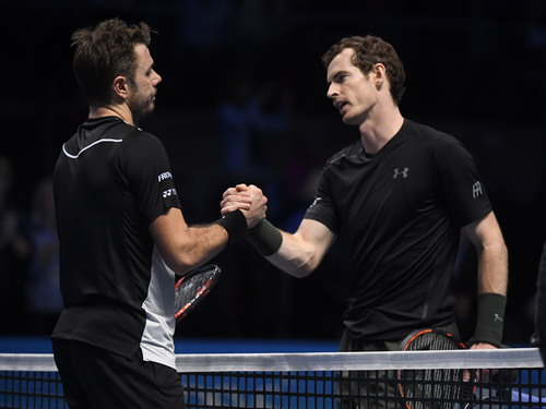 Wawrinka bại trận trước Murray, mất ngôi số 3 thế giới
