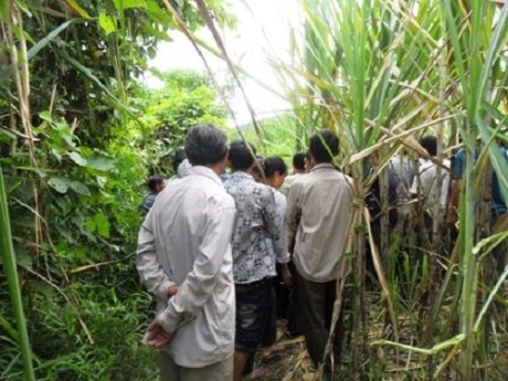 Mâu thuẫn, cầm dao chém chết hàng xóm tại ruộng mía