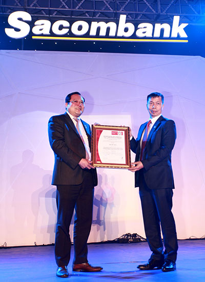 Sacombank đạt chứng nhận ISO  về hệ thống quản lý chất lượng