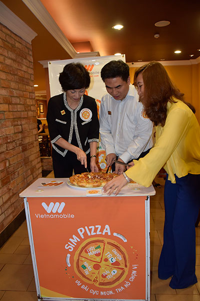 Vietnamobile ra mắt sim Pizza