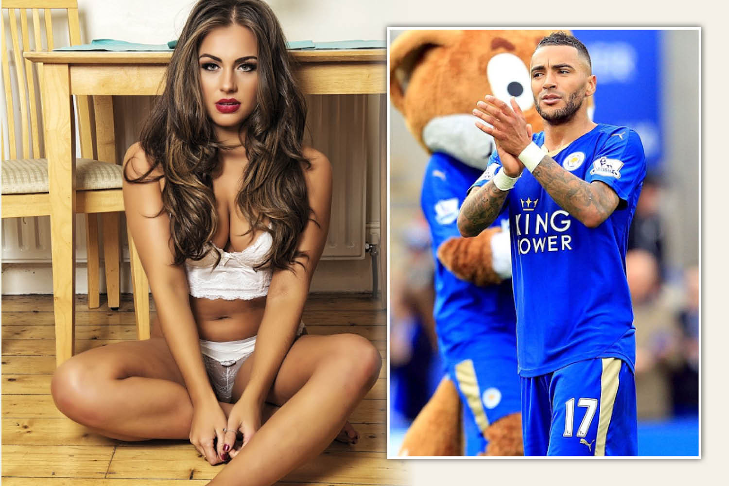 Người tình nóng bỏng của hậu vệ Leicester