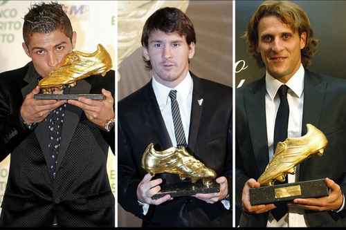 Ronaldo, Messi và Forlan chia nhau 7 danh hiệu