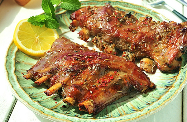 Sườn nướng nguyên tảng cực ngon