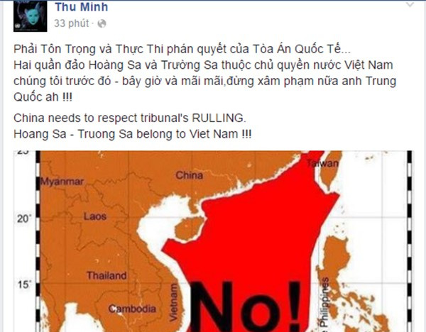 Danh sách sao Việt ủng hộ cắt “đường lưỡi bò” kéo dài