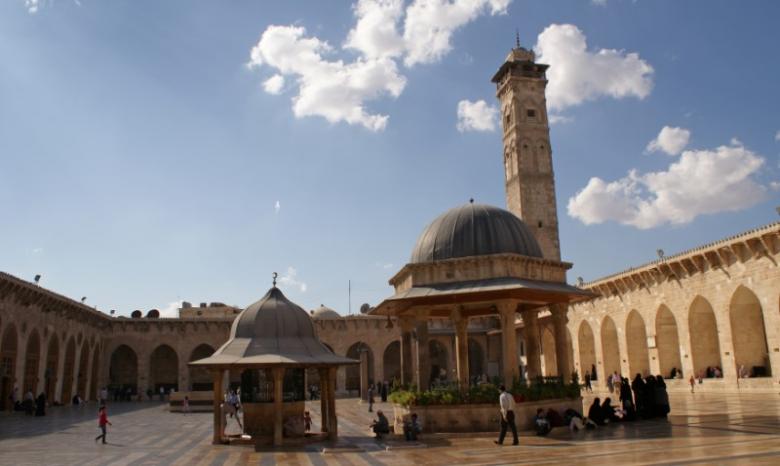 Nhà thờ Hồi giáo Umayyad ngày 6-10-2010. Ảnh: Reuters