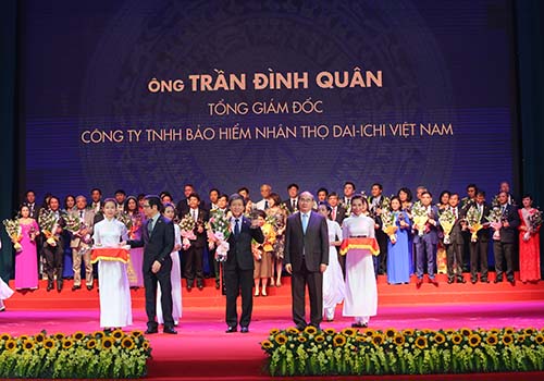 Tổng giám đốc Dai-ichi Life Việt Nam vào “Top 100 Doanh nhân Việt Nam tiêu biểu 2016”