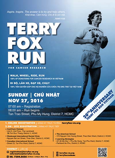 Cuộc chạy từ thiện Terry Fox 2016  tại Việt Nam