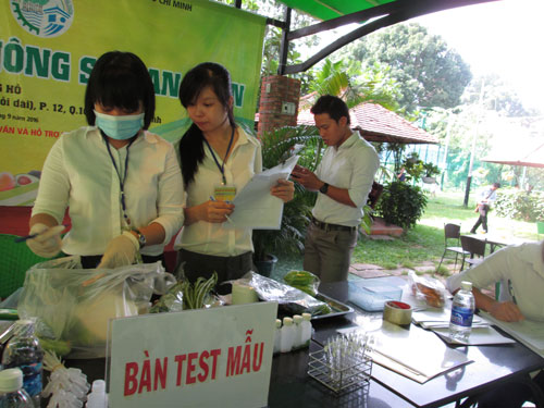 Chợ phiên nông sản được khách hàng tin tưởng