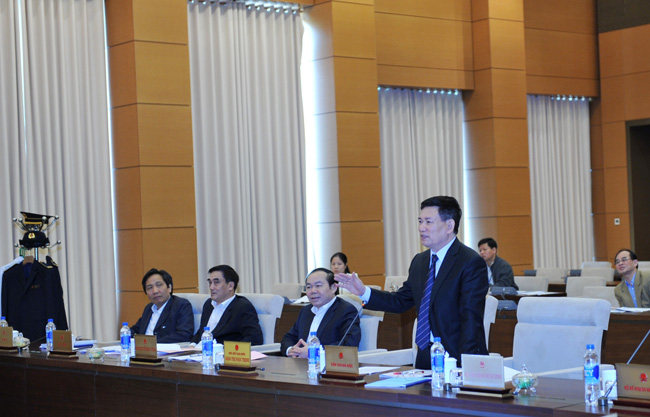 
Tổng KTNN Hồ Đức Phớc n&ecirc;u đề xuất về việc tăng lương. Ảnh: kiemtoannn.gov.vn
