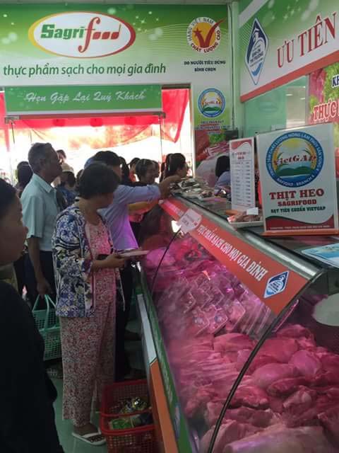 Thịt heo sạch Sagrifood đạt chuẩn VietGAP