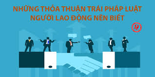 Không thỏa thuận trái luật