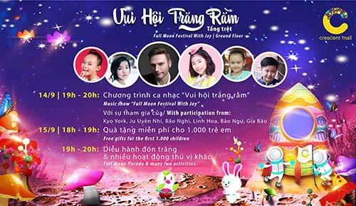 Sôi động lễ hội trung thu tại Crescent Mall