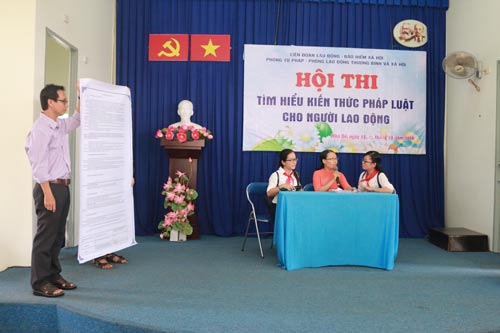 CNVC-LĐ thi tìm hiểu pháp luật lao động