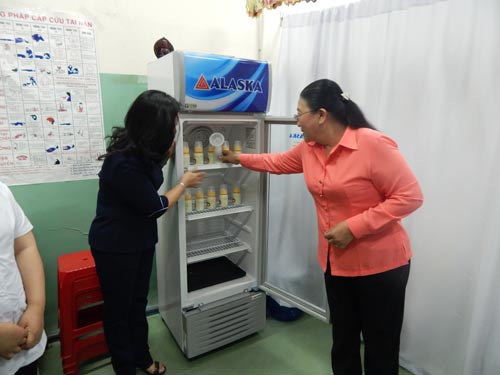 Cabin sữa được lắp đặt tại Công ty TNHH Hoàn Vũ V.N