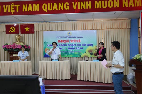 Thi cán bộ Công đoàn giỏi
