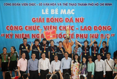 LĐLĐ TP HCM vô địch giải bóng đá nữ