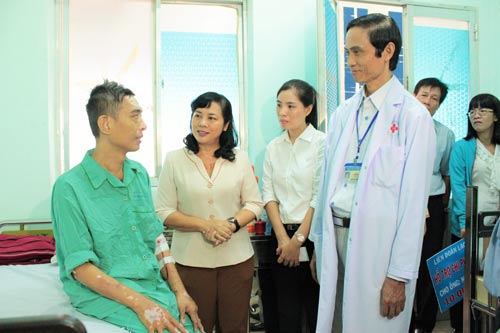 Tiếp sức công nhân bị bệnh tim