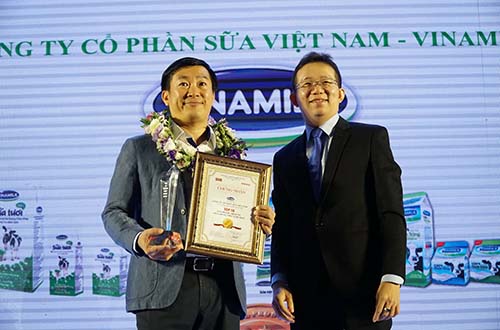 Vinamilk Top 10 thương hiệu “Tin và dùng”
