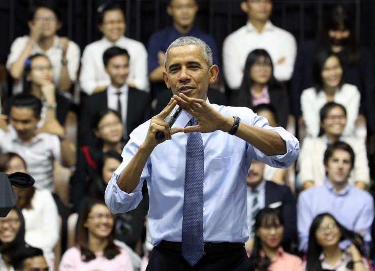 Hình độc của Tổng thống Obama tại Việt Nam