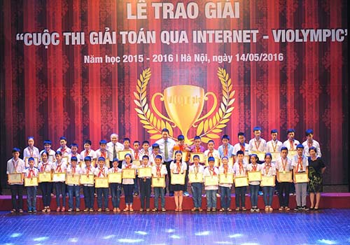 Học sinh Hà Nội đạt giải ViOlympic được tuyển thẳng