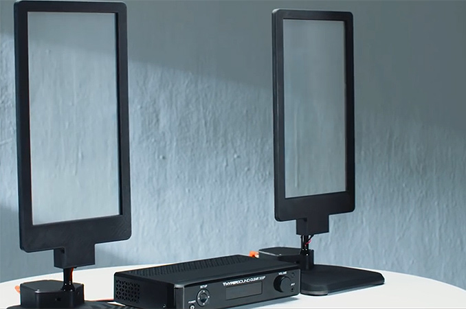 HyperSound Glass, loa trong suốt chỉ 1 người nghe!