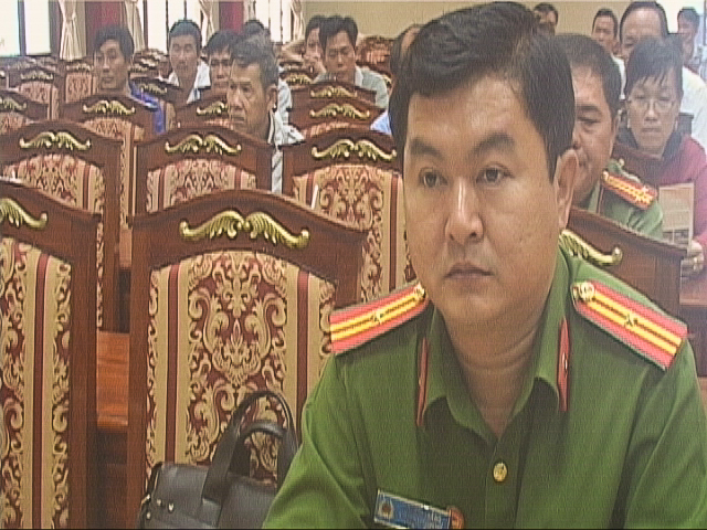 Thiếu tá Hà Minh Thắng, Phó Trưởng Công an TP. Thủ Dầu Một