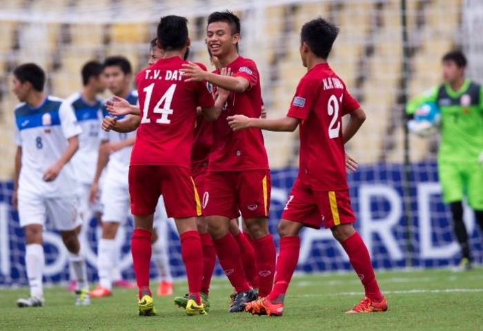 Ngược dòng thắng Kyrgyzstan, U16 Việt Nam vào tứ kết châu Á
