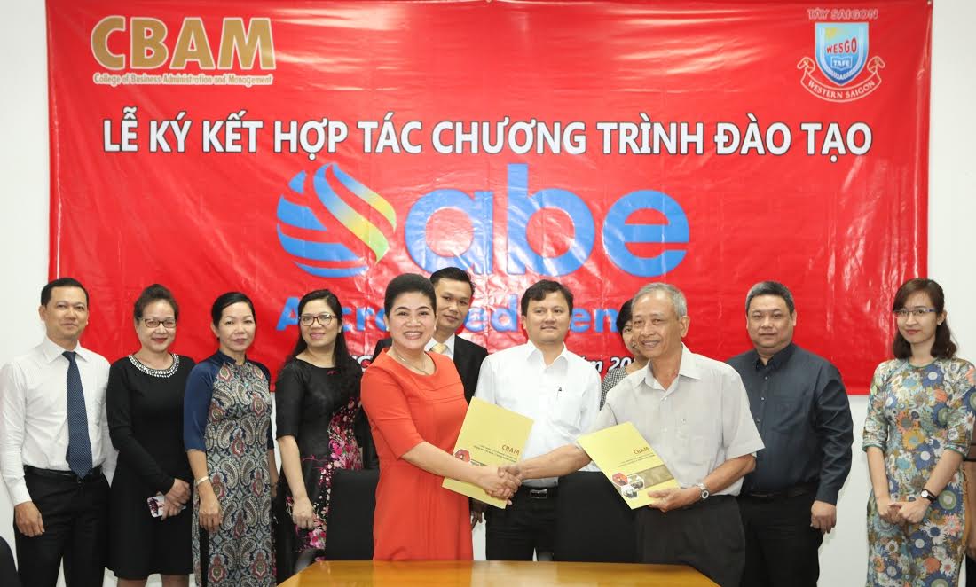 CBAM ký kết đào tạo chương trình ABE-UK với Wesgo