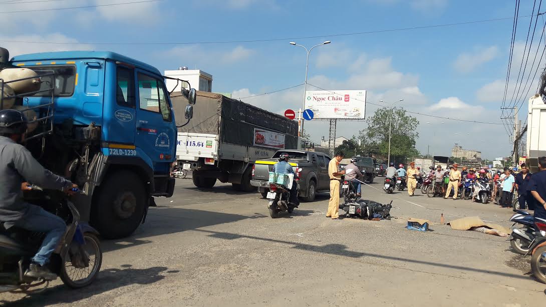 Hiện trường vụ tai nạn thương tâm