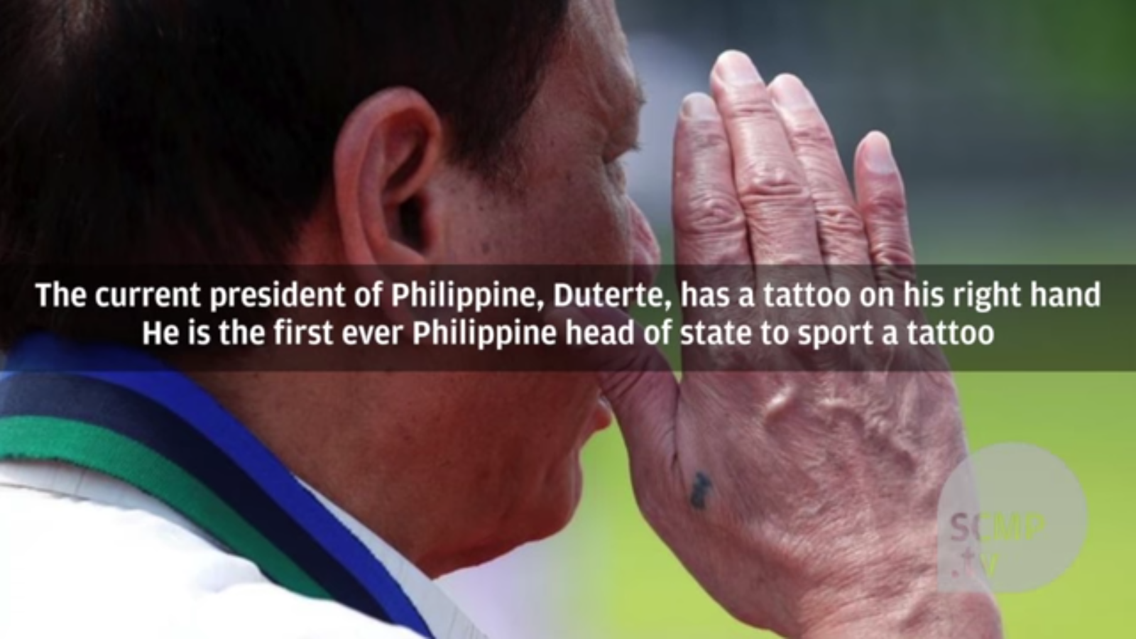 Bật mí hình xăm trên tay tổng thống Philippines