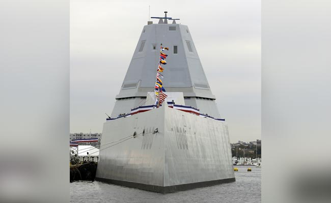 
T&agrave;u khu trục USS Zumwalt. Ảnh: NDTV
