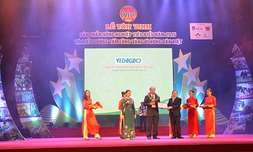 Vedagro được vinh danh