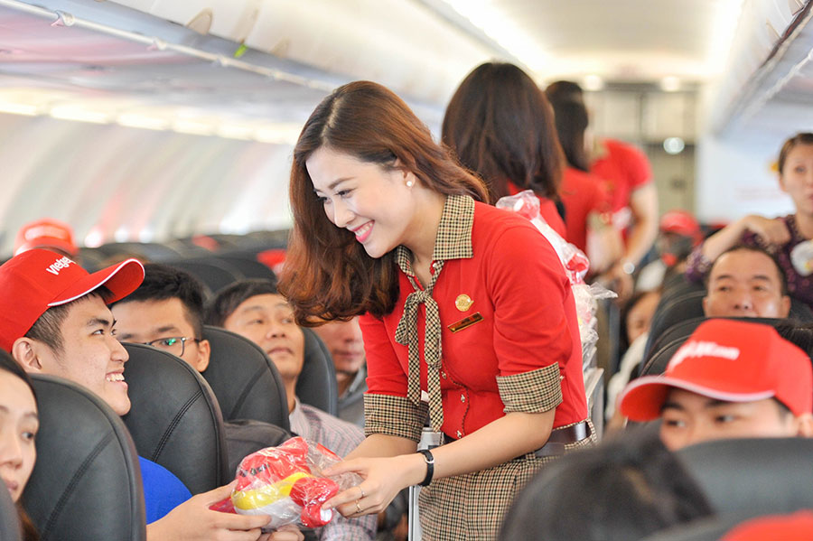 Vietjet tặng hơn 2.100 vé 0 đồng tại ITE HCMC 2016
