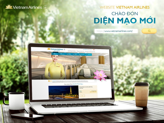 Khai trương website mới, VNA giảm giá vé