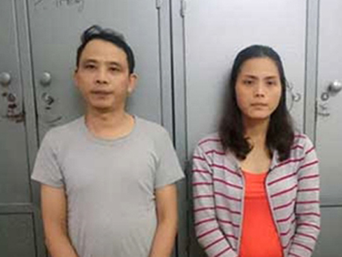 Bắt vợ chồng "trùm" tiêu thụ phụ tùng ô tô ăn cắp ở Chợ Trời