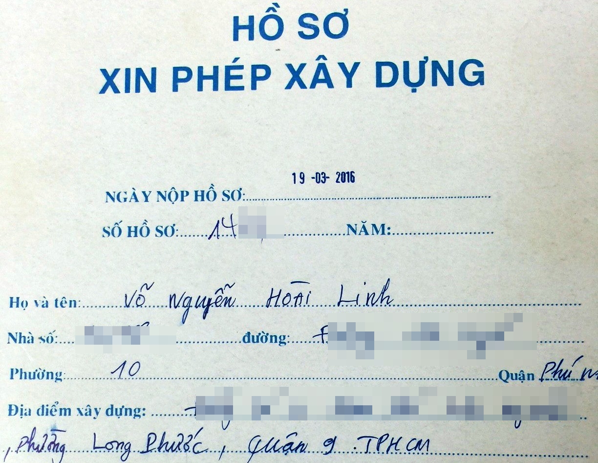 Công trình xây dựng của Hoài Linh đã được cấp phép