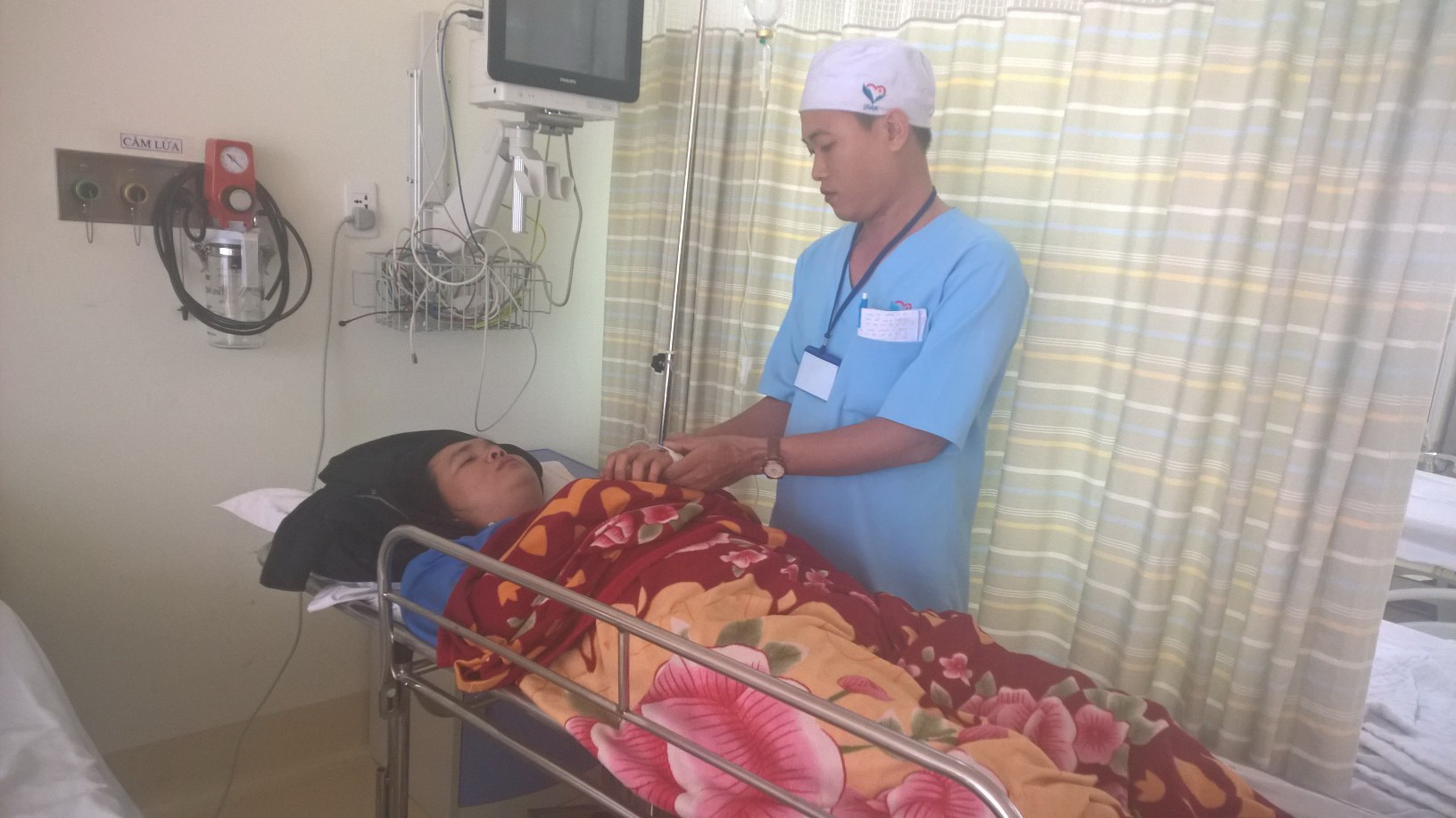 Đi cấp cứu bị kẹt phà, 1 công nhân chết trên đường