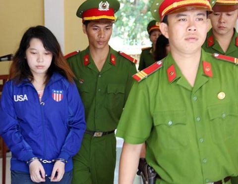 Phan Thị Kim Xuyến là một trong 2 hung thủ đâm chết tài xế Lý Văn Dũng. Ảnh: THANH SANG