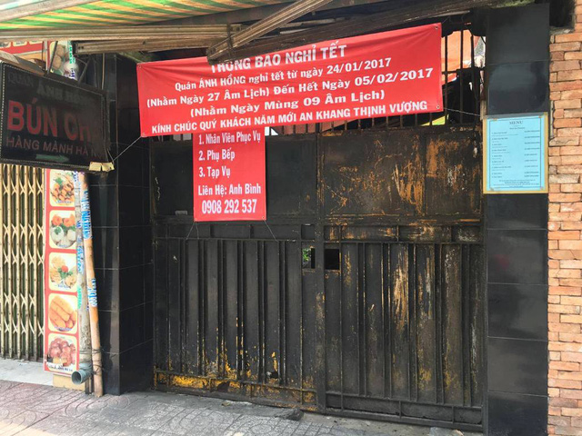Quán "bình dân" nghỉ Tết, quán ăn cao cấp, nhà hàng "hốt bạc"