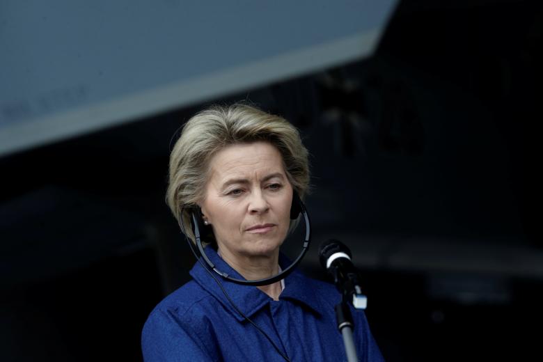Nữ Bộ trưởng Quốc ph&ograve;ng Đức Ursula von der Leyen. Ảnh: REUTERS