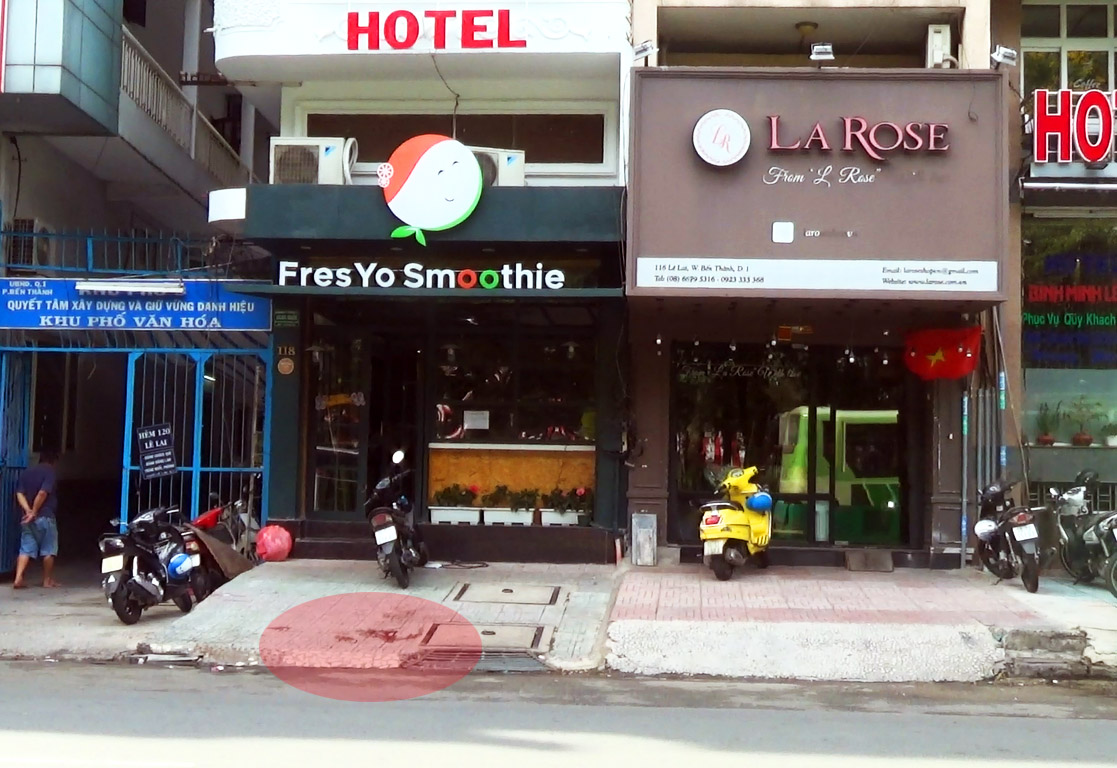 Hiện trường vụ việc