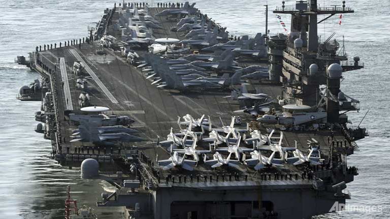 Báo Trung Quốc: Mỹ lừa Hàn Quốc vụ tàu sân bay USS Carl Vinson