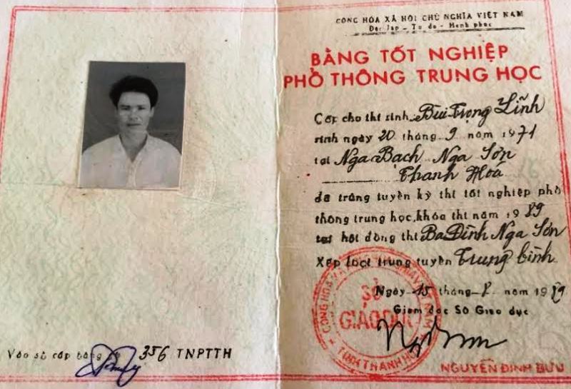 Số bằng THPT của nam phó chủ tịch xã mang tên 1 phụ nữ