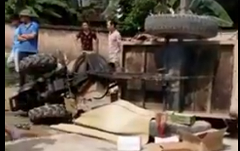 Điều tra nghi vấn tài xế công nông bị tai nạn tử vong do CSGT truy đuổi