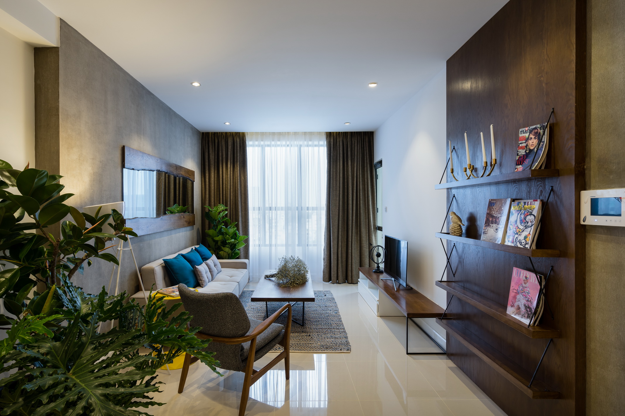 Căn hộ c&oacute; thiết kế tinh tế, giản dị m&agrave; v&ocirc; c&ugrave;ng ấm &aacute;p - Ảnh 1.